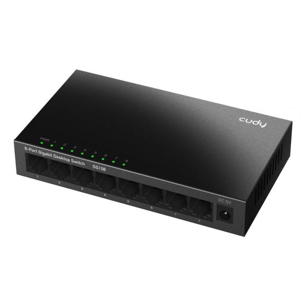 Cudy Switch Desktop Gigabit a 8 Porte, GS108