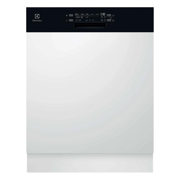Electrolux Lavastoviglie EEA47201IX da incasso parziale con la capacità 13 Coperti, Classe energetica: E. Dimensioni (AxLxP) mm: 820-900x600x550 mm 7332543795161