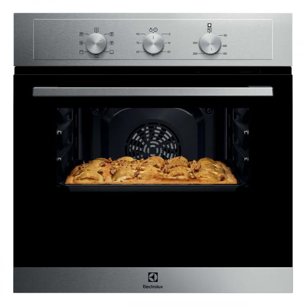 Electrolux Forno Elettrico da Incasso Serie 300 Capacità 58 L Multifunzione Ventilato Potenza 2090 W Colore Inox 7332543819904