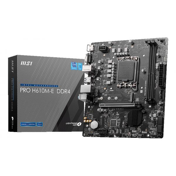 Msi H610m-e Ddr4 Scheda Madre Intel