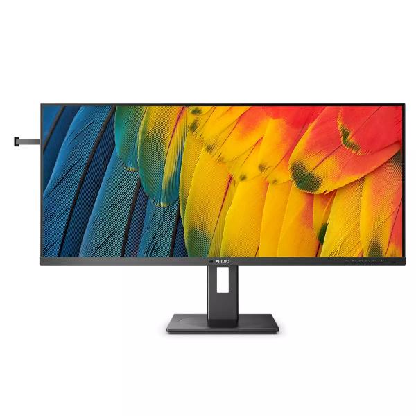 PHILIPS MONITOR 40 LED IPS 21:9 UWQHD 4MS 500CDM, PIVOT, USB-C DOCKING, DP/HDMI, MULTIMEDIALE - immagine prodotto