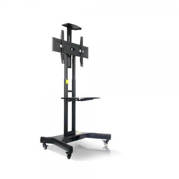 STAFFA PAVIMENTO PER TV 65 50KG NPF10020 LOAD 50KG CON RUOTE - immagine prodotto