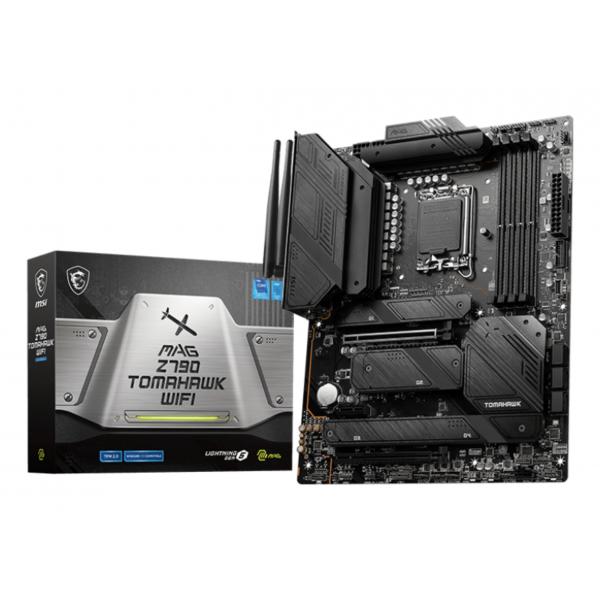 MSI MB Z790, MAG Z790 GAMING TOMAHAWK WIFI, LGA 1700, 4DDR5, 2PCI-Ex16, SATA6 - immagine prodotto