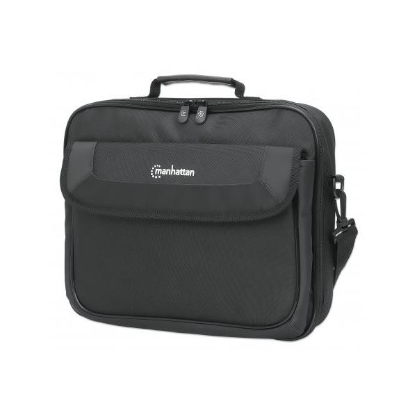 Manhattan Nero Borsa Per Notebook Cambridge Clamshell Adatto Per Massimo: 35,8 Cm (14,1) - Immagine 2