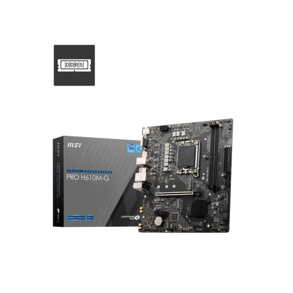 Msi Pro H610m-g Scheda Madre Intel