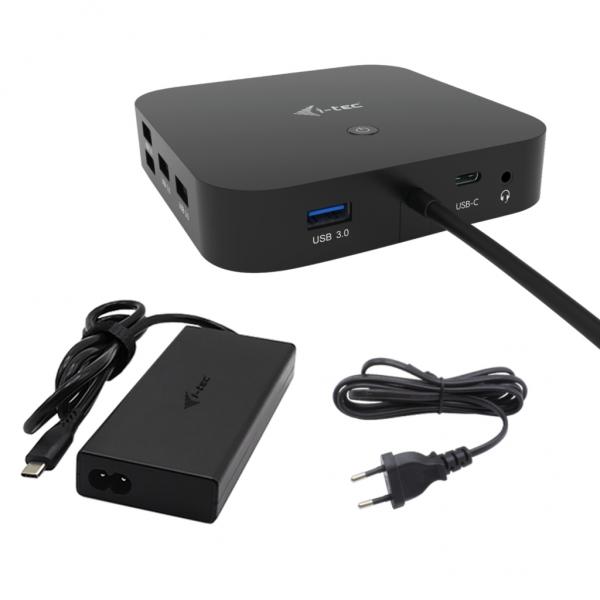 I-TEC DOCKING STATION USB-C HDMI DUAL DP WITH POWER DELIVERY 100W + UNIVERSAL CHARGER 112W - immagine prodotto
