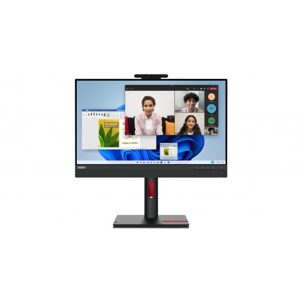 LENOVO MONITOR 23,8 LED IPS 16:9 FHD 6MS 250 CDM, PIVOT, DP/HDMI, WEBCAM, MULTIMEDIALE, Tiny-in-One - immagine prodotto