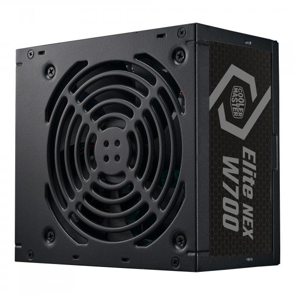 COOLER MASTER ALIMENTATORE EITE NEX W700 CABLEMESH 700W 80+NON MODULARE NERO - immagine prodotto