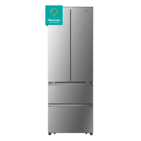 Hisense Frigorifero French door total No Frost Classe E capacita lorda 485lt colore inox,con drink dispenser, altezza 2000mm, larghezza 704mm, profondita 692mm 6921727073648