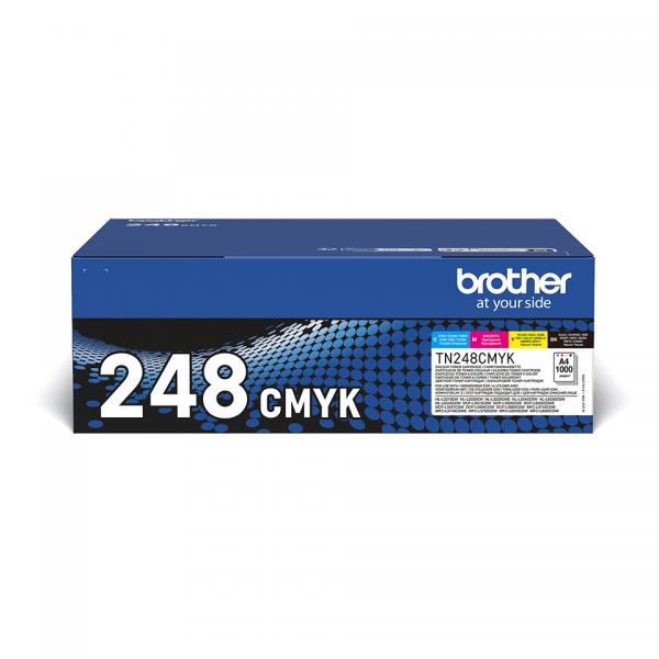 TONER BROTHER TN248VAL CMYK MULTI PER HLL3220CW/8230/3240/8240 4X1000 - miniatura prodotto