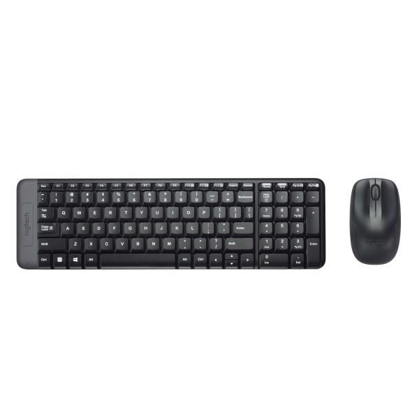 Logitech Mk220 Tastiera E Mouse Wireless