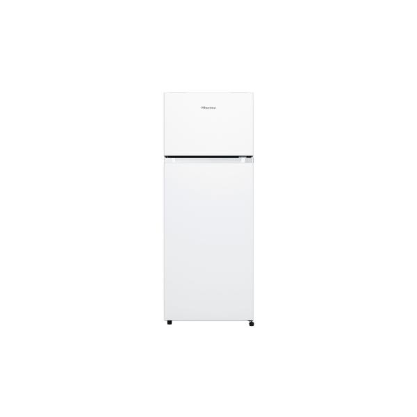 Hisense Frigorifero Doppia Porta Statico Capacita 206 Litri Classe energetica E Dimensioni : L x P x H: 55 x 54 x 143.4 cm. Colore bianco 6921727059963