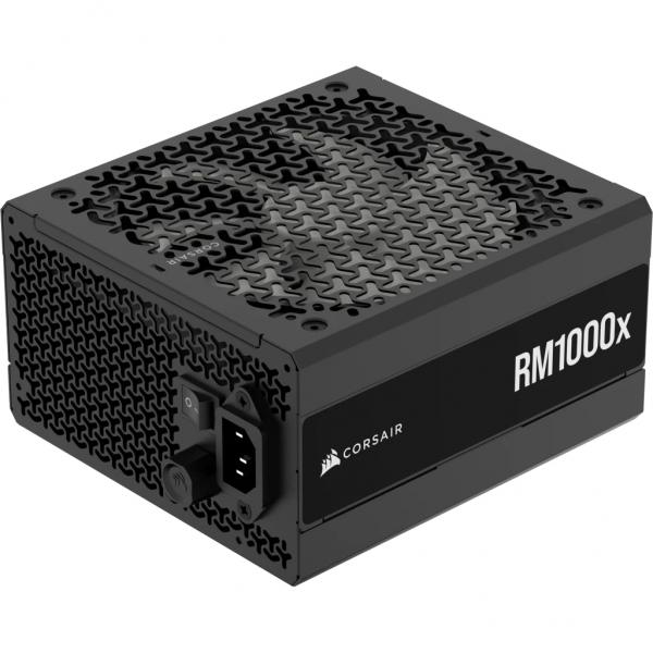 CORSAIR ALIMENTATORE RMX SERIES, RM1000X, 1000 WATT, ATX 3.1, CYBENETICS GOLD CERTIFIED, FULLY MODUL - immagine prodotto
