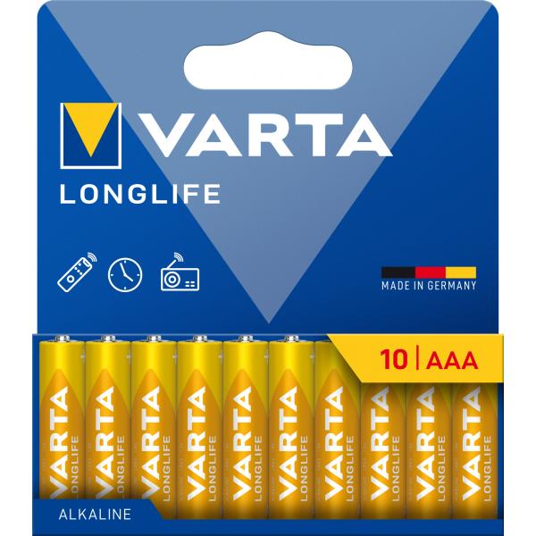 Varta Lr03 Batteria Aaa Long Life 10 Pz