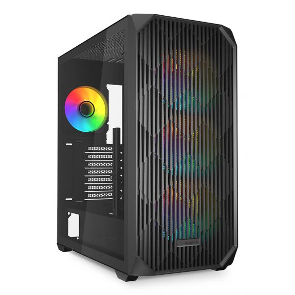 SHARKOON CASE AK3 RGB ATX BLACK - immagine prodotto