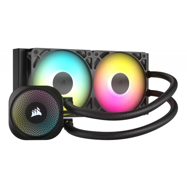 CORSAIR DISSIPATORE A LIQUIDO NAUTILUS 240, ARGB, 240MM RADIATOR, LIQUID CPU COOLER - immagine prodotto