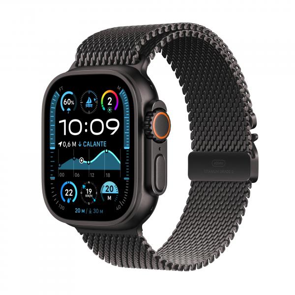 Apple Watch Ultra2 Cell 49mm TC/Black ML/Black Tit. M ITA MX5U3TY/A 195949588891