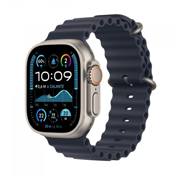 Apple Watch Ultra2 Cell 49mm TC/Natural OB/Navy ITA MX4D3TY/A 195949580703