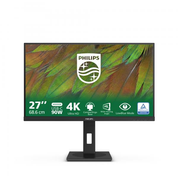 MON 27IPS 4K 2HDMI DP VESA MM PHILIPS 27B1U3900 USBC PIVOT REG AL - immagine prodotto