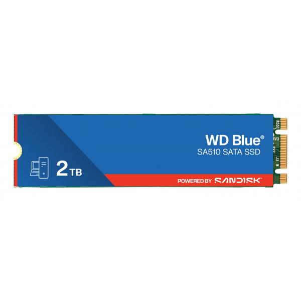 WESTERN DIGITAL SSD BLUE 2TB M.2 SA510 2280 SATA III 6 GBS - immagine prodotto