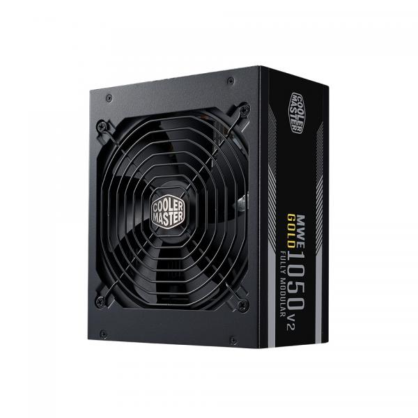 COOLER MASTER ALIMENTATORE MWE GOLD 1050 V2 1050W 80+ GOLD ATX3.1 120MM FAN - immagine prodotto
