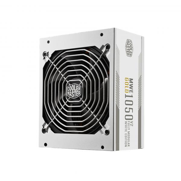 COOLER MASTER MWE GOLD 1050 V2 ATX 3.1 1050W 80 GOLD FULL MODULARE VENTOLA 120MM BIANCO - immagine prodotto