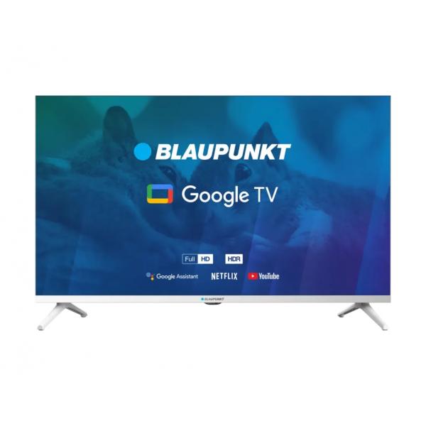 TV 32 BLAUPUNKT FHD BIANCO SMART DVBT2 DVBS2 GOOGLE TV - immagine prodotto