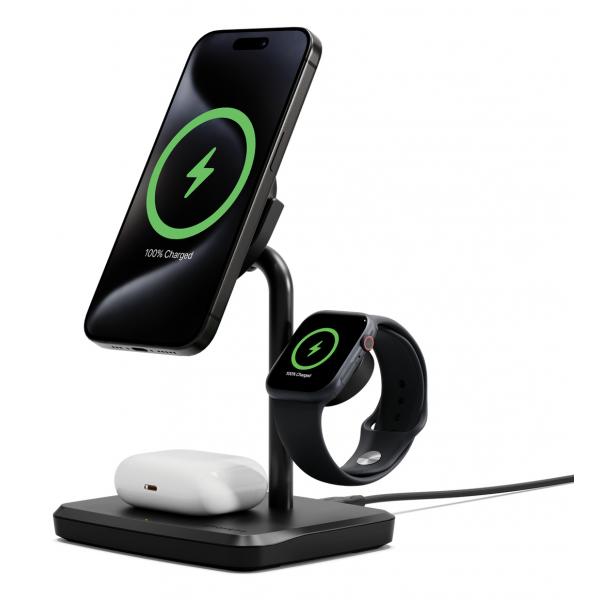 QI2 3-IN-1 CHARGEBASE 15W WIRELESS NERO - immagine prodotto