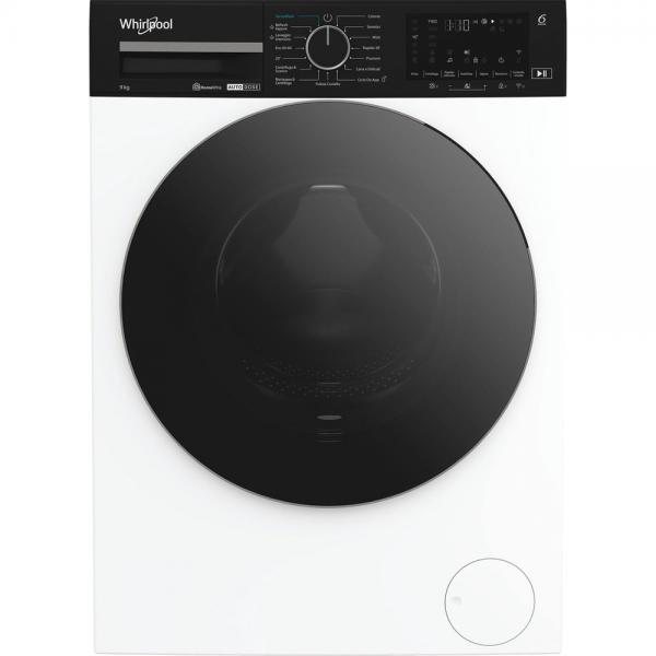 Whirlpool LAVATRICE CF 9KG 1400G A-10% INVERTER VAPORE AUTODOSE WIFI OBLO NERO8003437061981