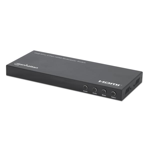 Manhattan Switch Multiviewer HDMI 4K@30Hz 4x1 Nero
