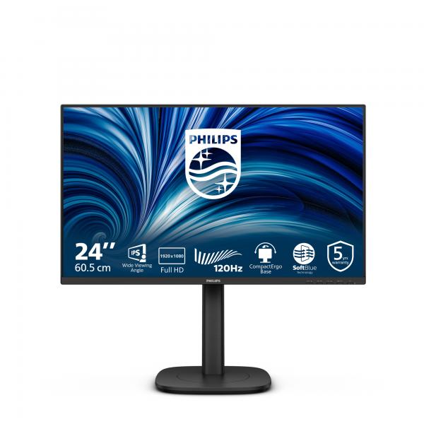 PHILIPS MONITOR 23,8 LED IPS FHD 16:9 4MS 250 CDM, PIVOT, VGA/DP/HDMI, MULTIMEDIALE - immagine prodotto