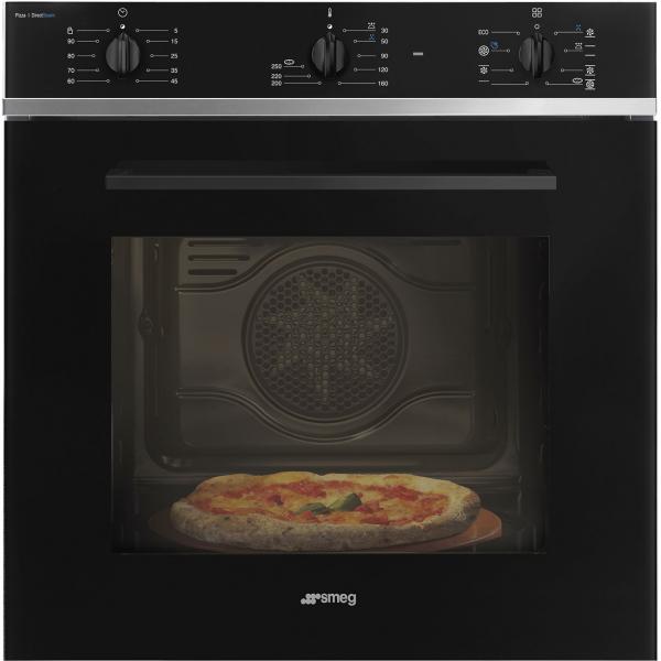 Smeg FORNO 65LT MULTI9 A NERO VAPORE PIZZA8017709346461