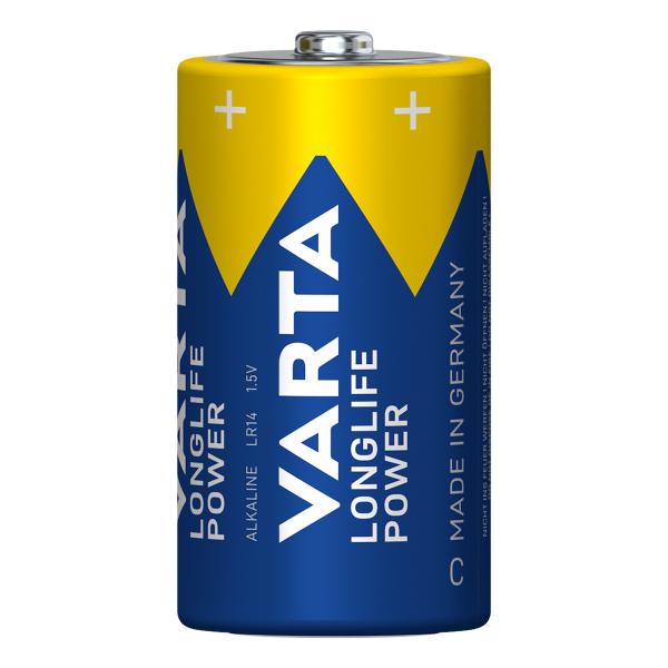 Varta Longlife Power Batteria Alcalina C Per Bambini – 2 Pezzi - Immagine 3
