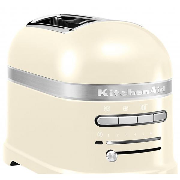 Tostapane KITCHENAID 5KMT2204EAC, Potenza 1250 W, Numero di fessure per tostare 2, Livelli tostatura 7 , Sistema sollevamento, Funzione scongelamento, Raccoglitore briciole, crema
