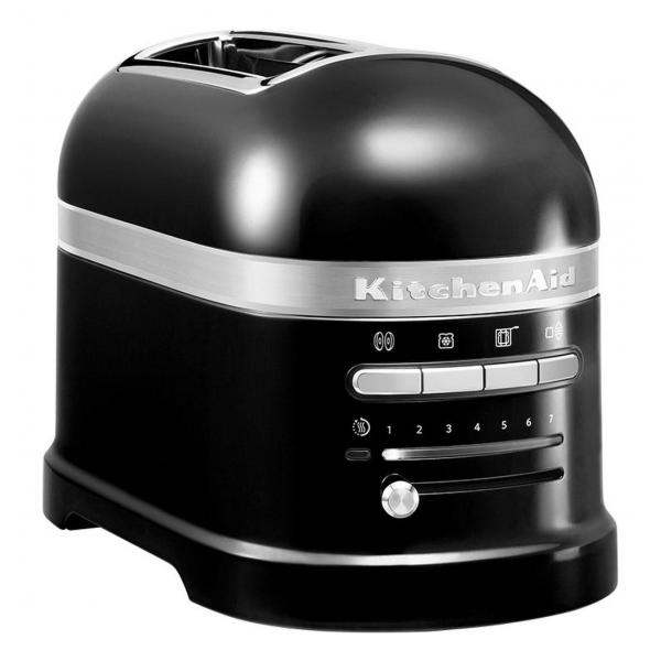 Tostapane KITCHENAID 5KMT2204EOB, Potenza 1250 W, Numero di fessure per tostare 2, Livelli tostatura 7 , Sistema sollevamento, Funzione scongelamento, Raccoglitore briciole, nero