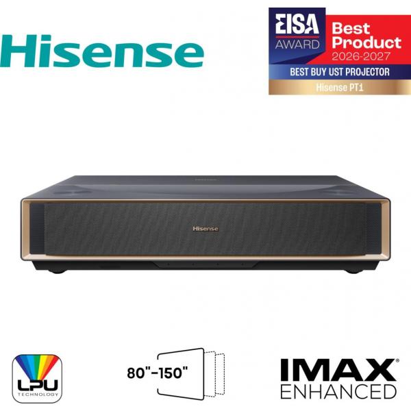 Hisense LASER CINEMA 80-150 VIDEOPROIETTORE 4K UHD 2500LUMEN WIFI6942351423012