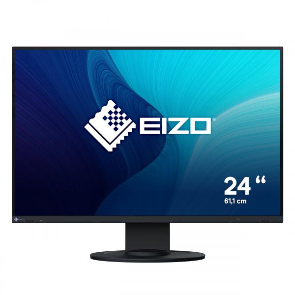 EIZO MONITOR 24,1 LED IPS 16:10 1920x1200 5MS 350 CDM, PIVOT, DP/HDMI, MULTIMEDIALE, FLEXSCAN EV2410, GAR 7 ANNI - immagine prodotto