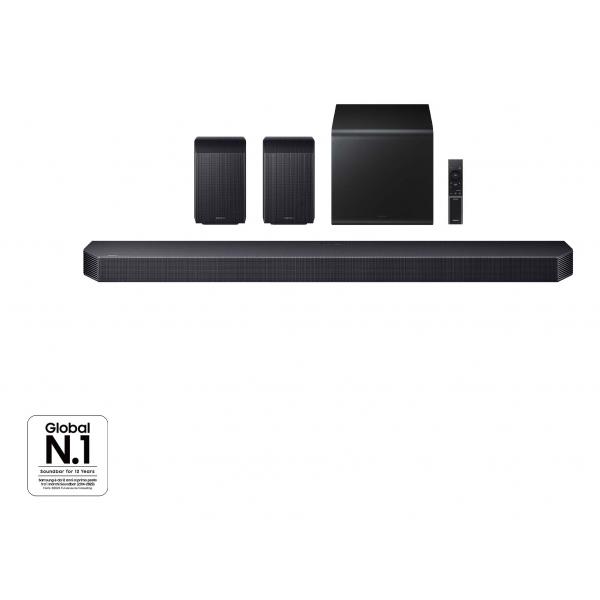 Samsung HW-Q930F-ZF Soundbar 9.1.4 Canali Dolby Atmos Wireless 580 W Subwoofer Attivo Wireless Q-Symphony HDMI eARC colore Nero