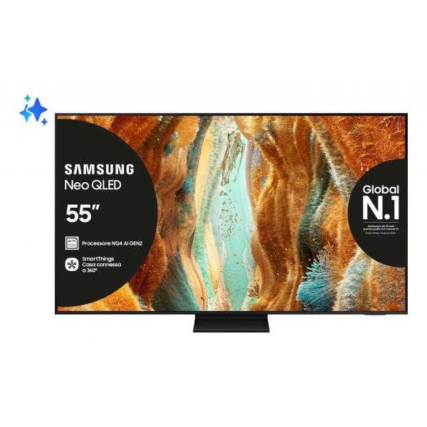 TV 55 SAM 4K UHD QLED NEO SMART LAN DVT2 DVBS2 HDR10 ITALIA QLED - immagine prodotto