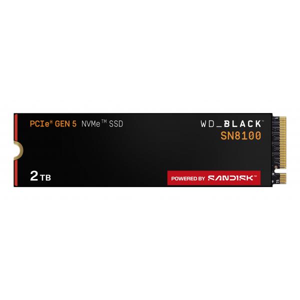 WESTERN DIGITAL SDD INTERNO BLACK SN8100 2TB 3.5 PCI-E 5x4 NVME - immagine prodotto