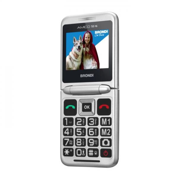 BRONDI CELLULARE AMICO TUO 4G BLACK METAL - immagine prodotto