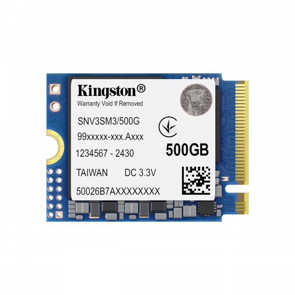 KINGSTON SSD NV3 INTERNO 500GB PIC-E M.2 2230 NVME 4.0 - immagine prodotto