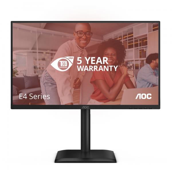 AOC MONITOR 23,8 LED IPS FHD 16:9 4MS 300 CDM, PIVOT, USB-C, DP/HDMI, MULTIMEDIALE - immagine prodotto