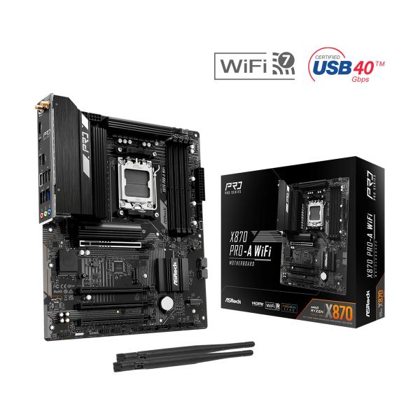 ASROCK MB AMD AM5 X870/4DDRS/WIFI - immagine prodotto