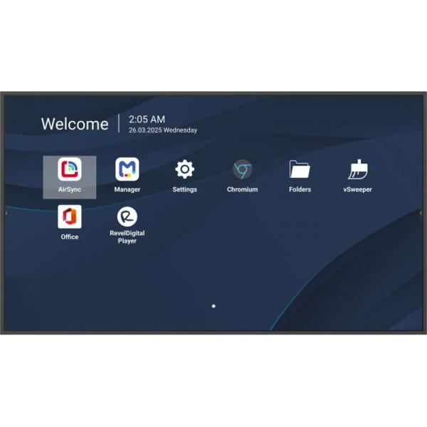 MON 86DS UHD MM DVI HDMI VESA 4K 500NIT 4GB 32GB ANDR 14 24/7 - immagine prodotto