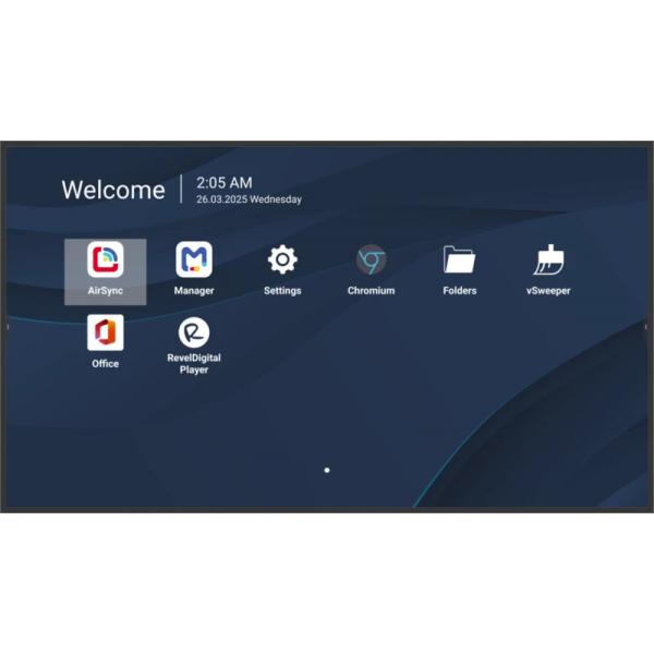MON 86DS UHD MM DVI HDMI VESA 4K 500NIT 8GB 32GB ANDR 14 24/7 PD65W - immagine prodotto