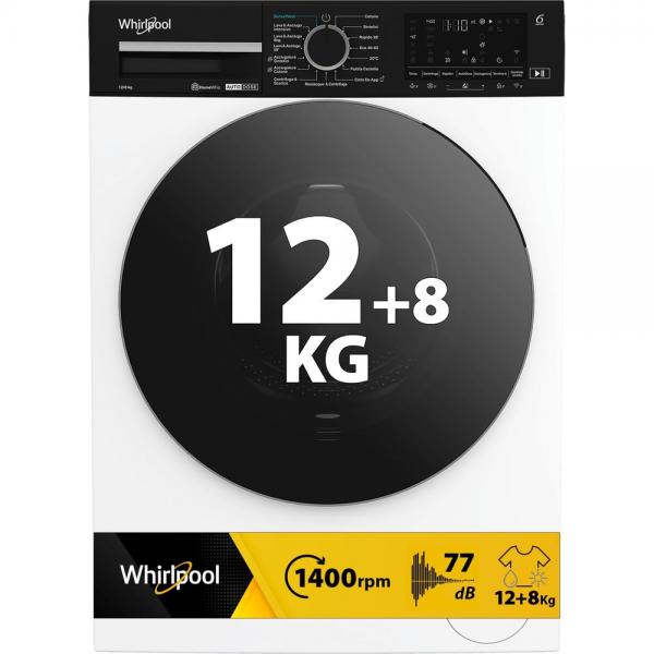 Whirlpool Lavasciuga 12/8kg Inverter D 1400giri Wpd 2836w Ads It 8003437061974