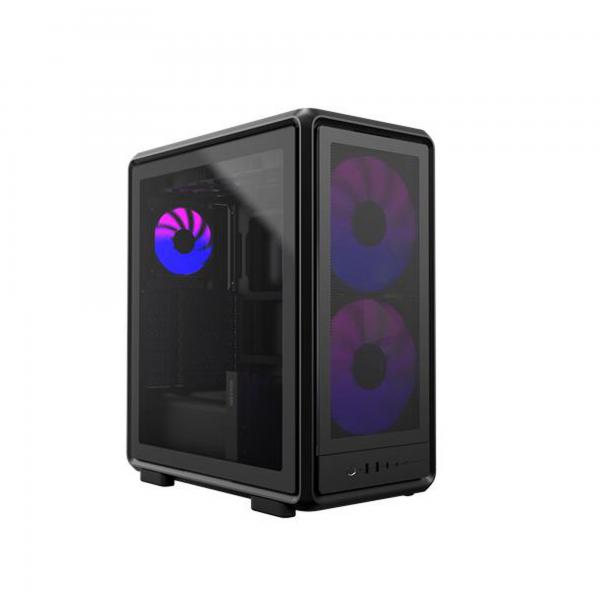 COOLER MASTER FRAME 500 MESH ARGB BLACK MB ATX/MAATX MIITX MODULARE 3 VENTOLE 2x200MM FRONT 1x12 - immagine prodotto