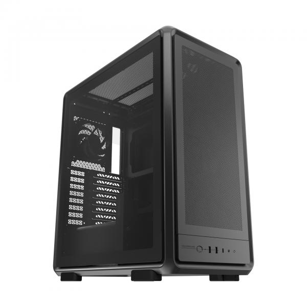 COOLER MASTER FRAME 500 500 MESH BLACK, MID TOWER, MB ATX/MATX MITX, CASE MODULARE , 3 VENTOLE NERE - immagine prodotto