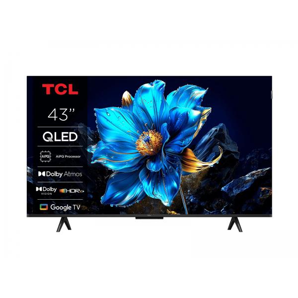Tcl 43T69C TVC LED 43 QLED 4K SMART TV HDR10+ 60 Hz DOLBY VISION ATMOS P. LATERALI 5901292528812